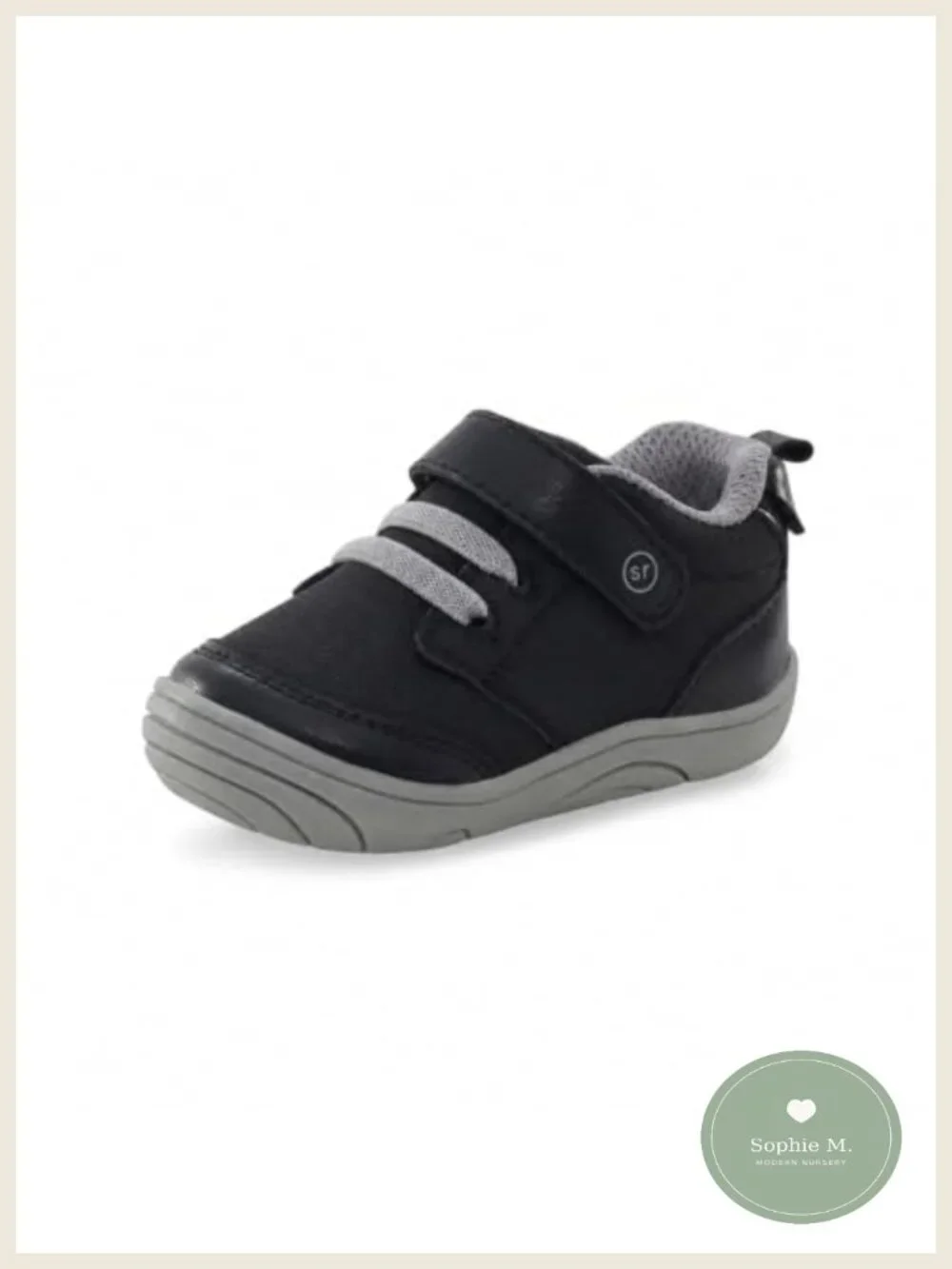 Toddler Sneakers with Memory Foam, Hook & Loop Closure, Machine Washable